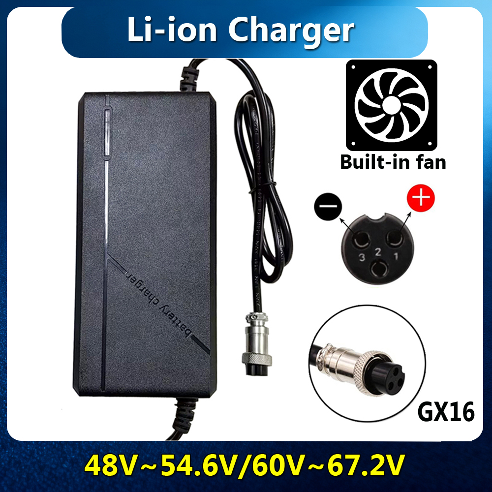 84V 20A Smart Charger - Caricabatterie agli ioni di litio da