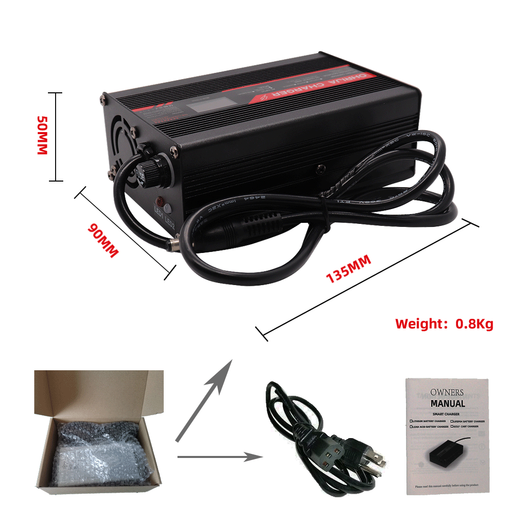 Indicatore LED caricabatteria  - 84V 20A Smart Charger recensione e prezzo