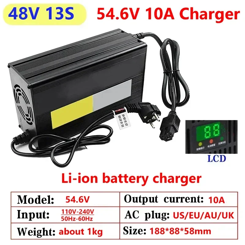Caricabatteria al litio 10A 48 - 84V 20A Smart Charger recensione e prezzo